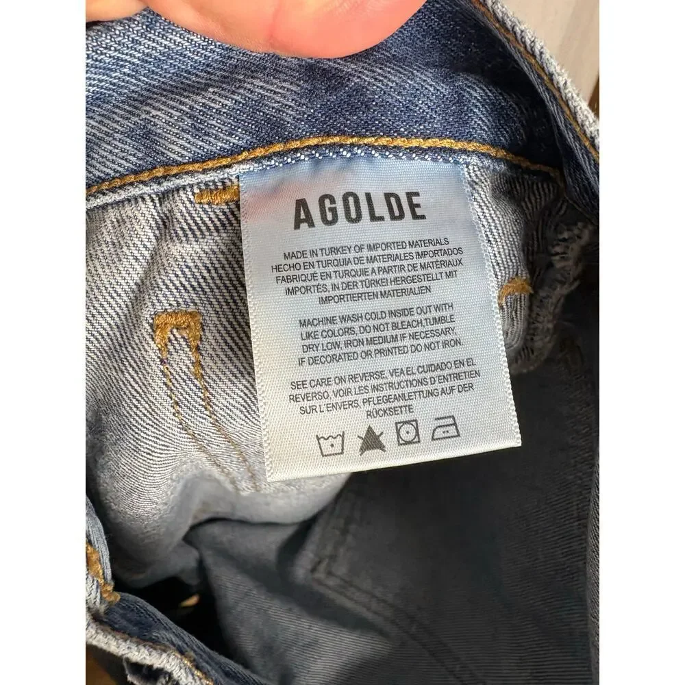 Agolde Cooper Cargo Blue Jeans Regulation Sz. 28